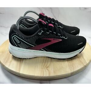 Brooks Ghost 14 Black Running Shoes Sneakers 1203561B013 Women’s Size 9.5 B